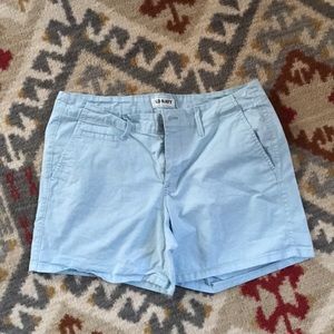 Old Navy Blue Khaki shorts. women's size 8